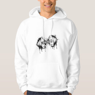 No Excuses Hoodie – Bold Motivational Quote Design