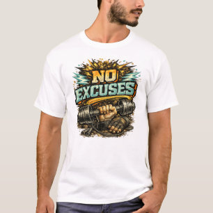 No Excuses: Iron Lifter Anthem T-shirt