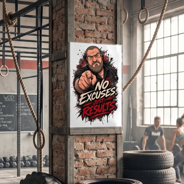 No Excuses.Just Results. Poster (Creator Uploaded)