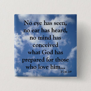 No Eye Has Seen 15 Cm Square Badge