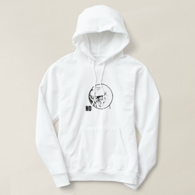 No Face Meme Hoodie (Design Front)