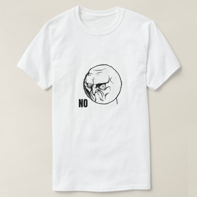 No Face Meme T-Shirt (Design Front)