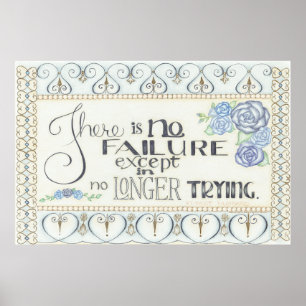 No Failure Elbert Hubbard Wall Art