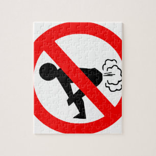 No Fart Zone Jigsaw Puzzle