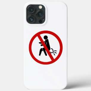 NO Farting ⚠ Funny Thai Toilet Sign ⚠ iPhone 13 Pro Max Case