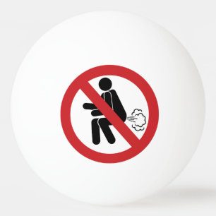 NO Farting ⚠ Funny Thai Toilet Sign ⚠ Ping Pong Ball