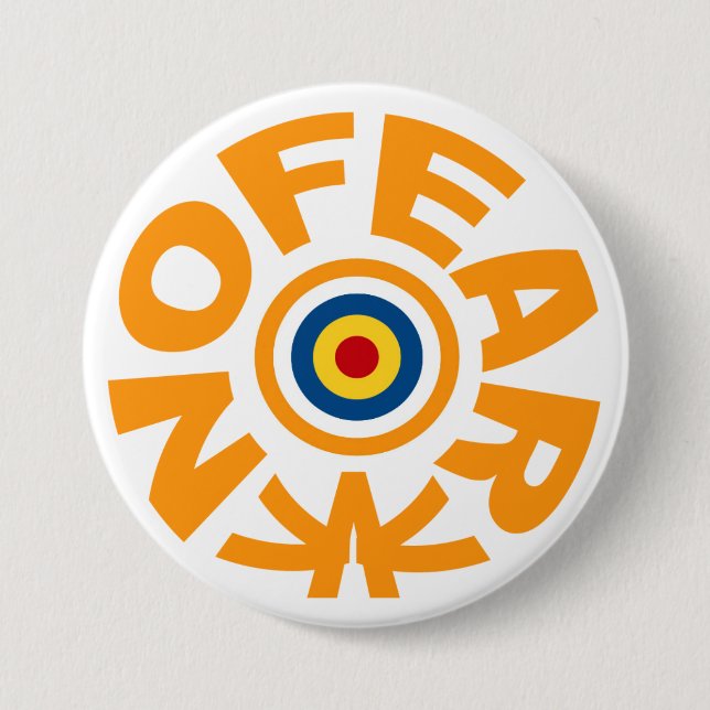 No Fear 7.5 Cm Round Badge (Front)
