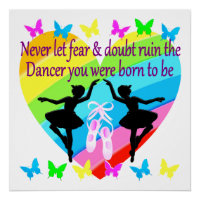 NO FEAR JUST FAITH DANCER DREAMS