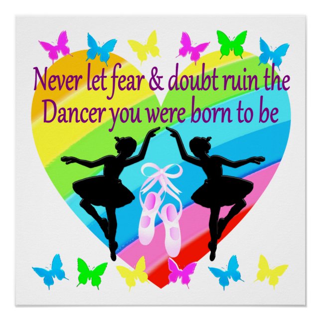 NO FEAR JUST FAITH DANCER DREAMS POSTER (Front)