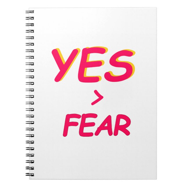 No Fear Notebook (Front)
