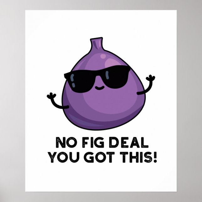No Fig Deal I Got This Funny Fruit Pun  Poster (Front)