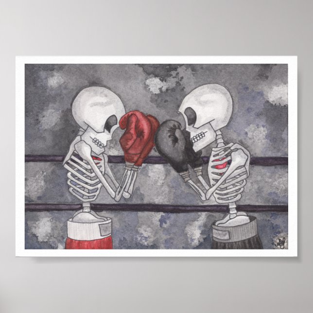 No Fighting Art Print suitable for Framing Miranda (Front)