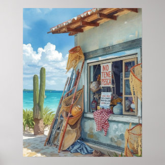 No fish today bonaire poster