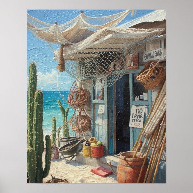 No fish today bonaire poster (Front)