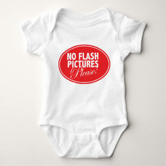 no flash photography baby bodysuit