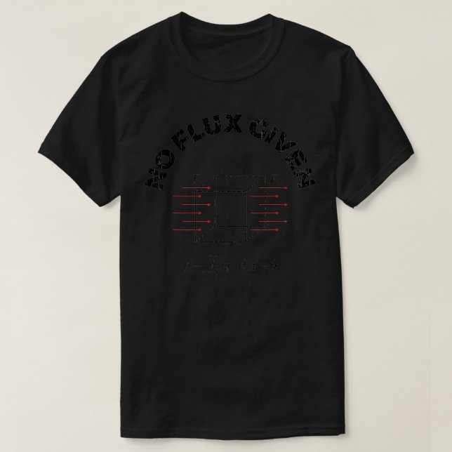 No Flu Given T  Physics Quote Funny Gift  T-Shirt (Design Front)