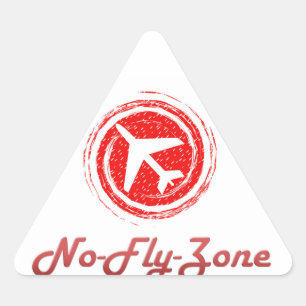 No Fly Zone Stickers