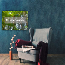 No flying from fate wisdom Inspirational poster