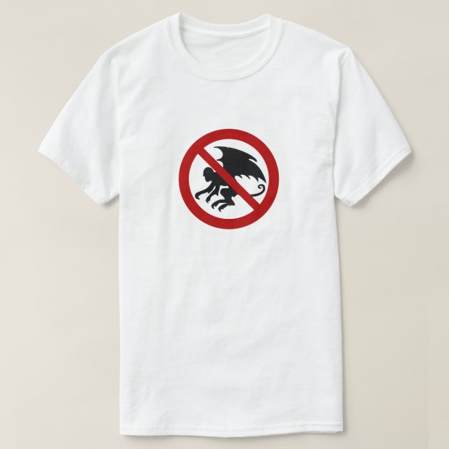 NO FLYING MONKEYS T-Shirt (Design Front)