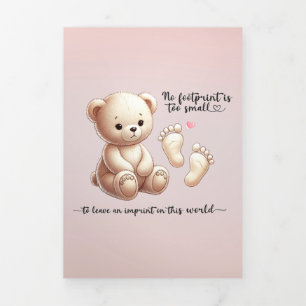 No Footprint too small card