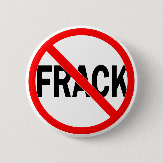 No Frack 6 Cm Round Badge
