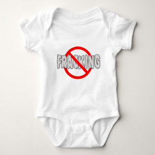 NO FRACKING! End Fracking Baby Bodysuit