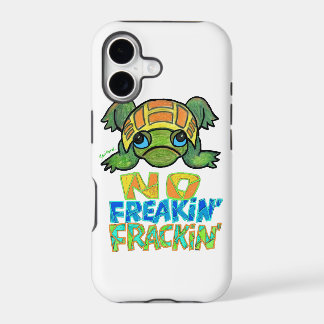 No Fracking Turtle IPhone Case