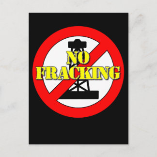 No Fracking UK 2 Postcard