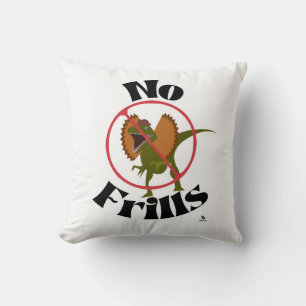 No Frills Dinosaur Stone Age Prehistoric Parody  Cushion