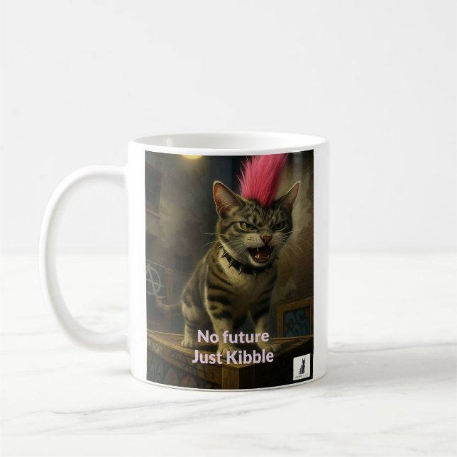 No Future, Just Kibble Coffee Mug (Left)