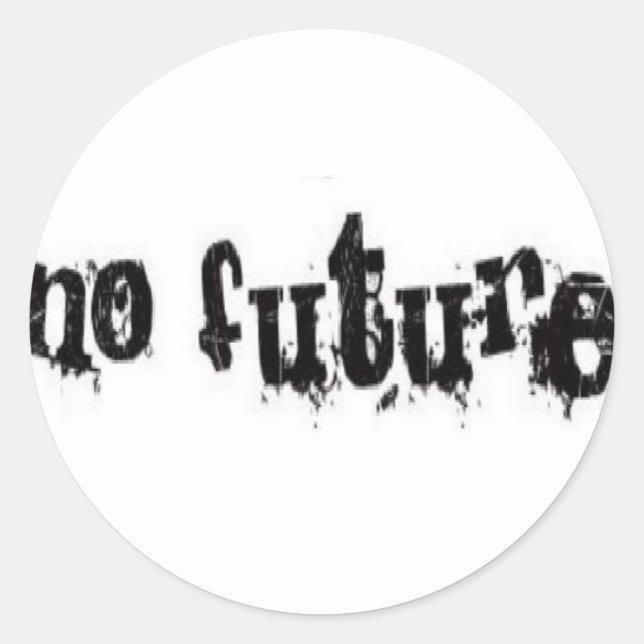 No Future Sticker (Front)