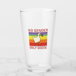 No Gender Only Goose Non Binar LGBTQ Glass