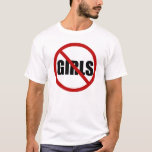 No Girls Allowed Icon Men's Tee Shirt<br><div class="desc">No Girls Allowed Icon Men's Tee Shirt This no girls allowed icon is perfect party favour or shirt for bachelor parties or other events. This is customisable.</div>