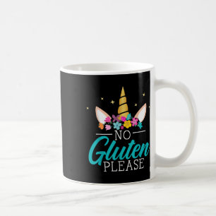 No Gluten Please Unicorn Celiac Disease Awareness Coffee Mug