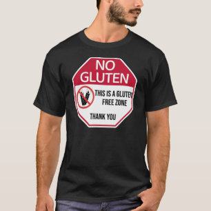 No Gluten Sign T-Shirt