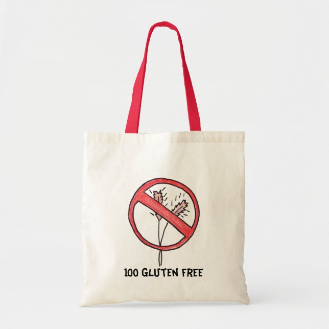 No gluten/Wheat Free! Tote Bag (Front)