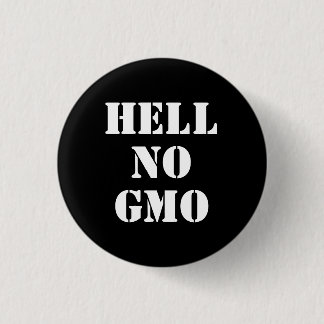 No GMO 3 Cm Round Badge
