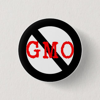 NO GMO 3 CM ROUND BADGE