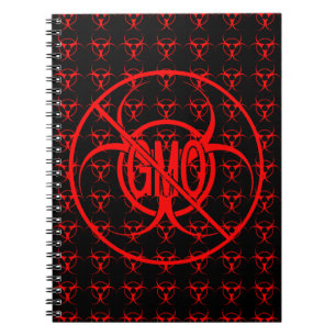 No GMO Notebook Biohazard GMO Sketch Pad Journal