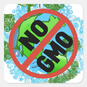 NO GMO SQUARE STICKER