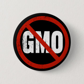No GMOs 6 Cm Round Badge