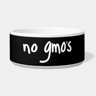 No GMO's Healthy Dog Food Promotion Black