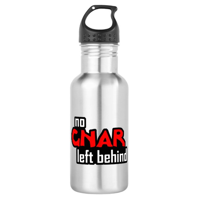 No Gnar Left Behind 532 Ml Water Bottle (Front)