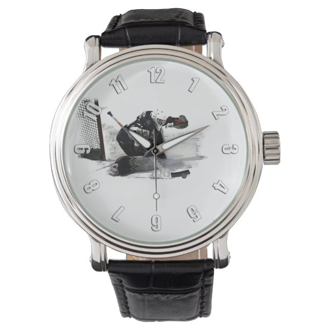 No Goal Here! - Hockey Player  Watch (Front)