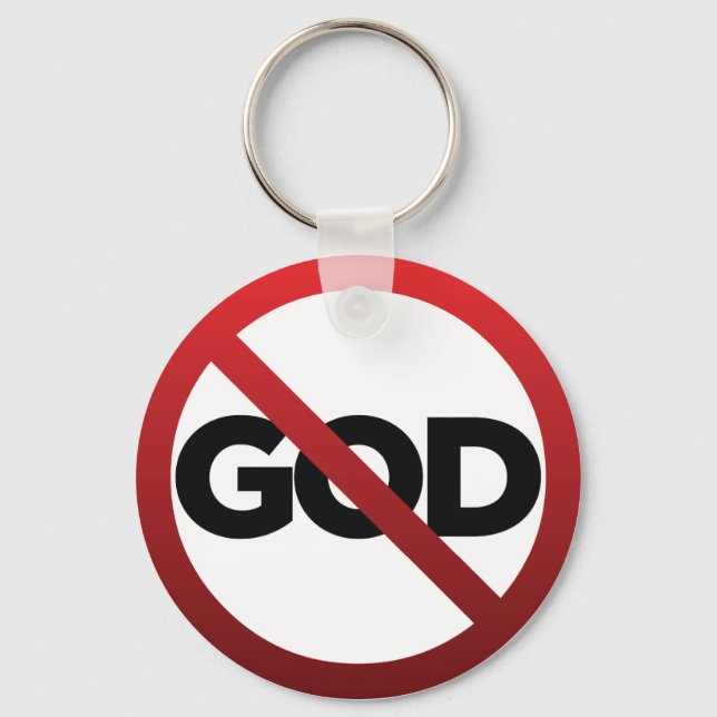 No God Key Ring (Front)