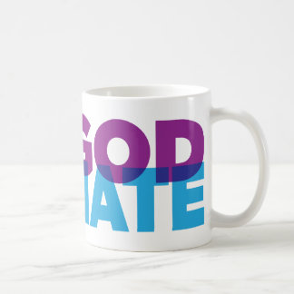 NO GOD NO HATE COFFEE MUG