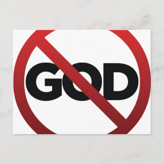 No God Postcard