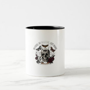 No Gods No Masters Just Magic Skull Mug