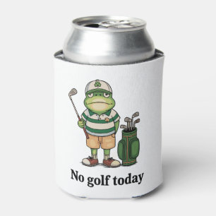 No Golf Today Frog Father’s Day Dad Grandpa Can Cooler