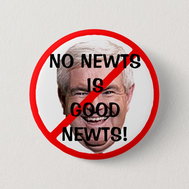 NO GOOD NEWTS - Button (Front)